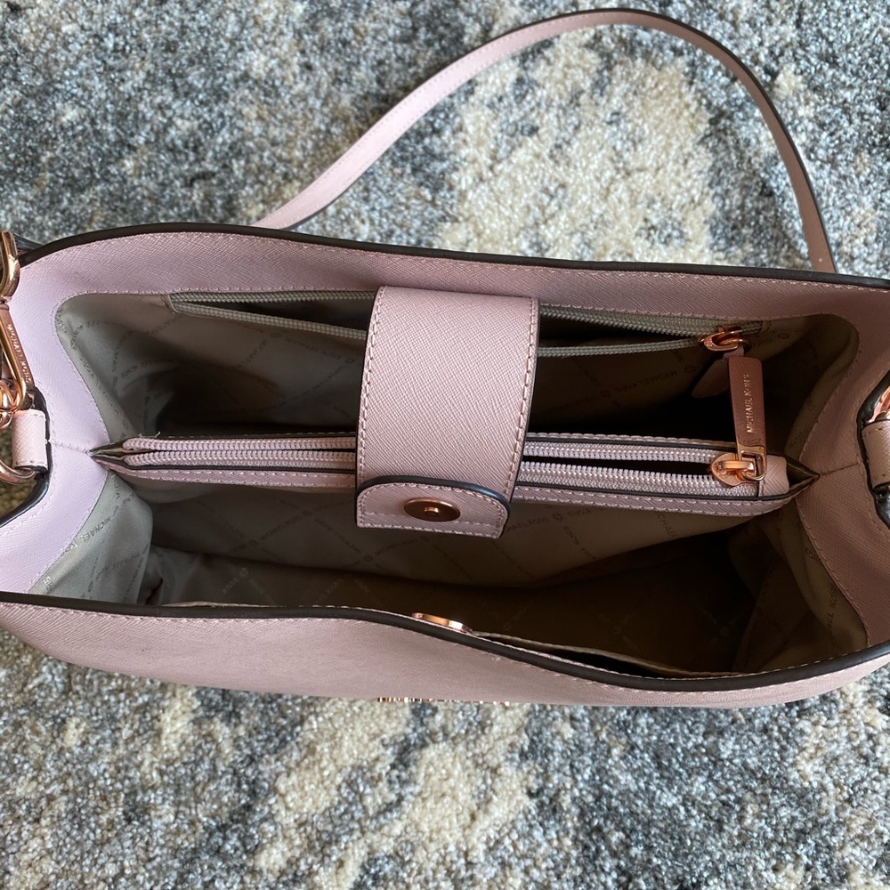 Michael Kors Sofia Large Leather Satchel - Picture 3 of 5